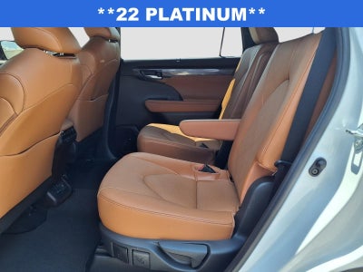 2022 Toyota Highlander Platinum