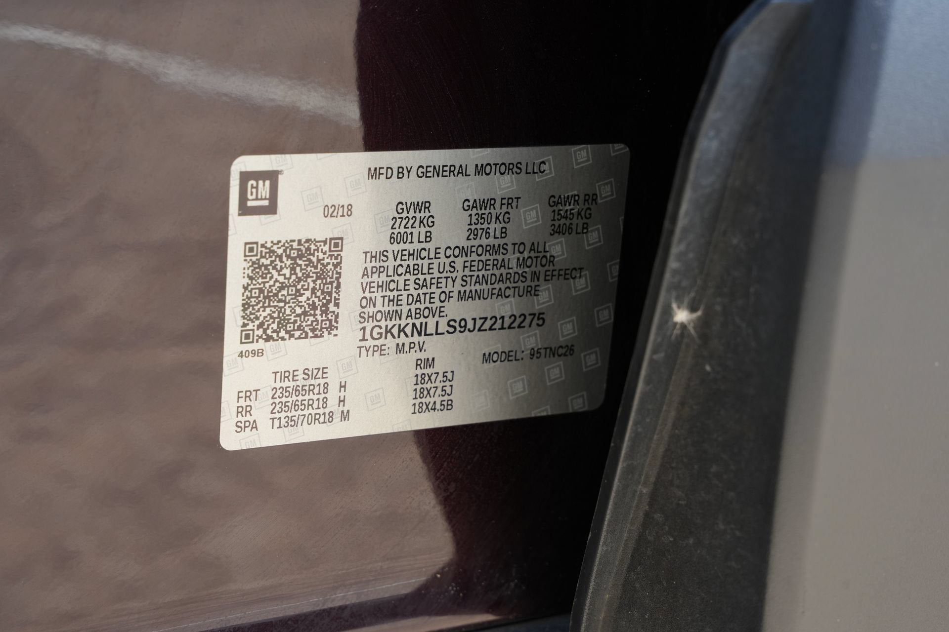 2018 GMC Acadia SLE