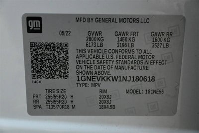 2022 Chevrolet Traverse Premier