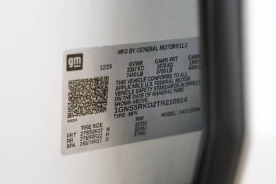 2026 Chevrolet Tahoe RST