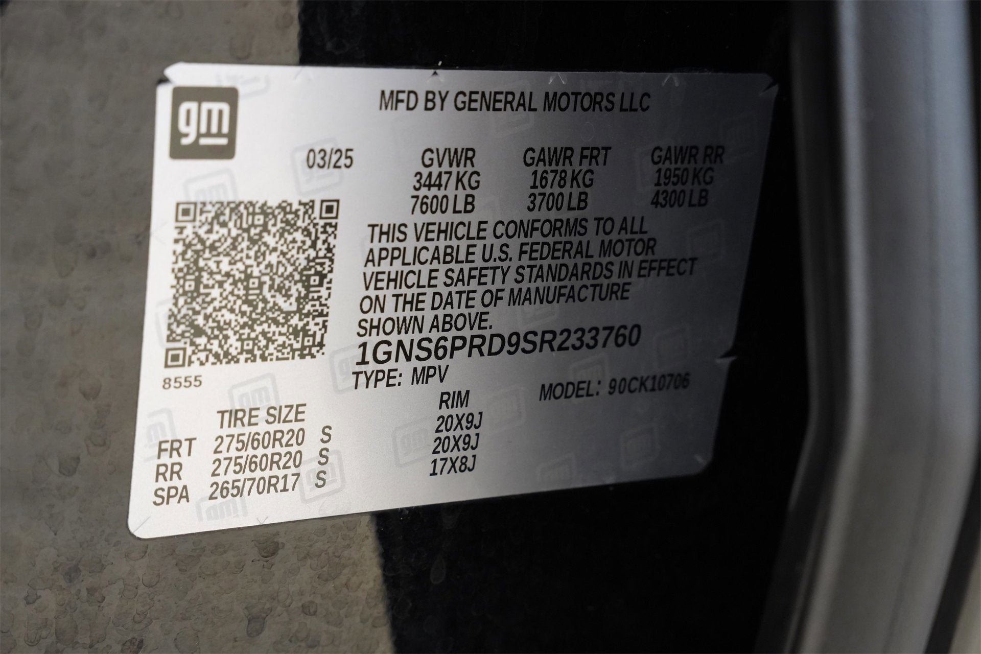 2025 Chevrolet Tahoe Z71