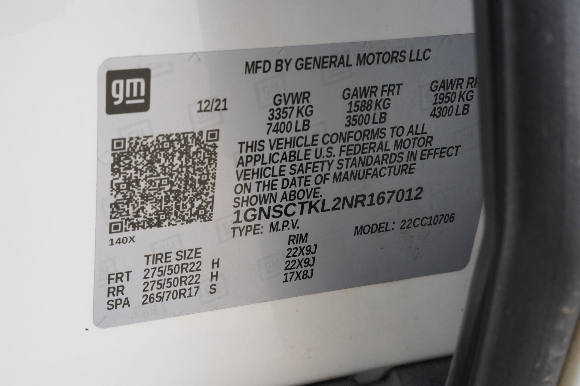 2022 Chevrolet Tahoe High Country