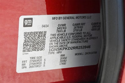 2024 Chevrolet Tahoe Z71