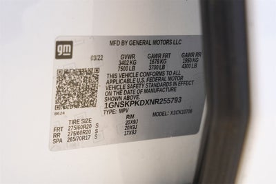 2022 Chevrolet Tahoe Z71