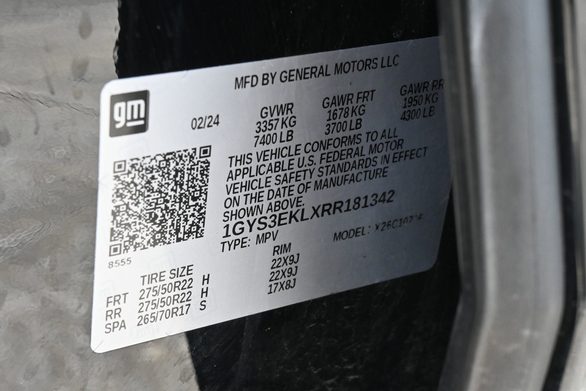 2024 Cadillac Escalade Sport