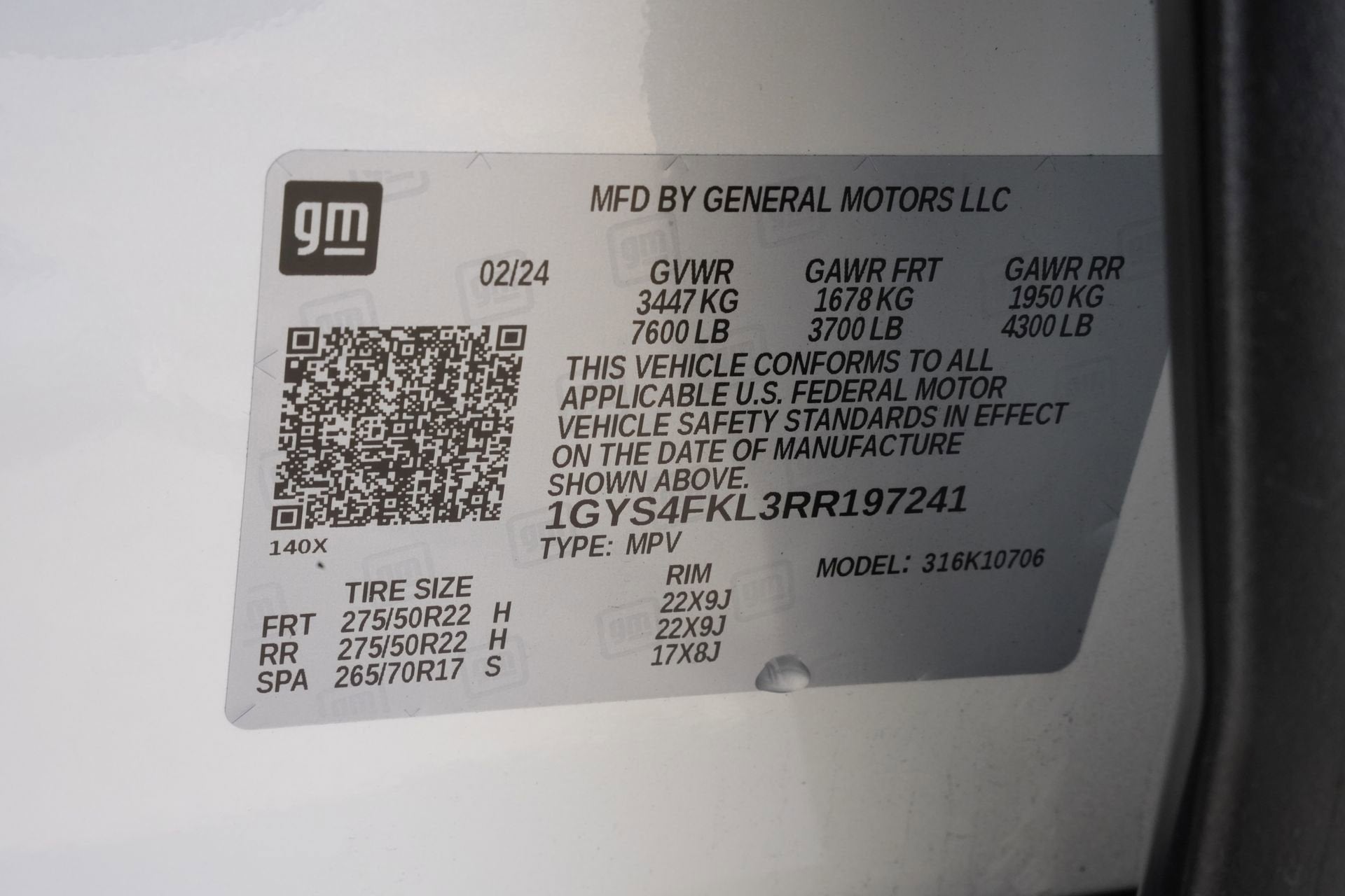 2024 Cadillac Escalade Sport