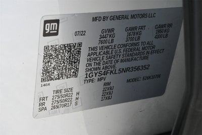 2022 Cadillac Escalade Sport