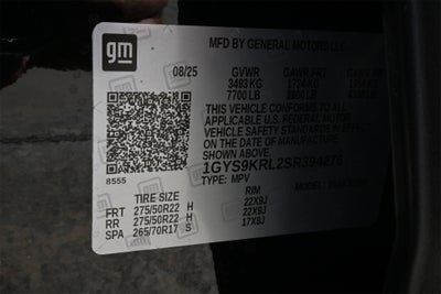 2025 Cadillac Escalade ESV Premium Luxury