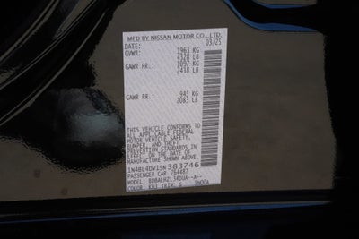 2025 Nissan Altima SV