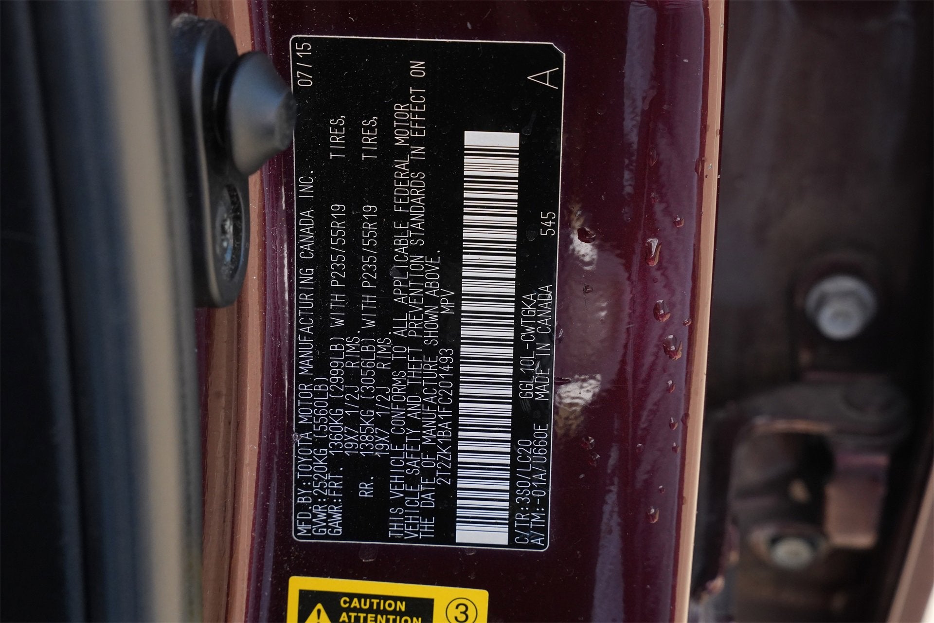 2015 Lexus RX 350 NA