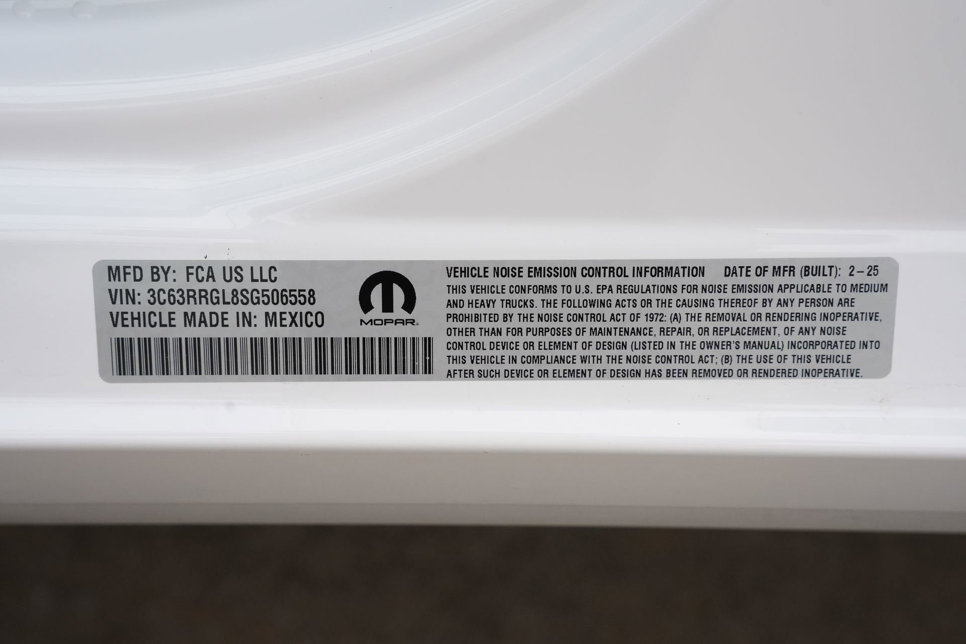 2025 RAM 3500 Tradesman