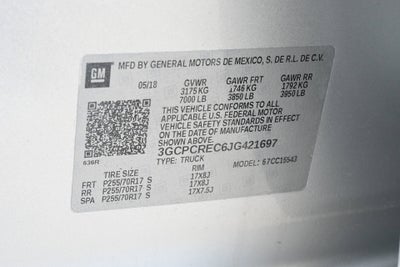 2018 Chevrolet Silverado 1500 LT