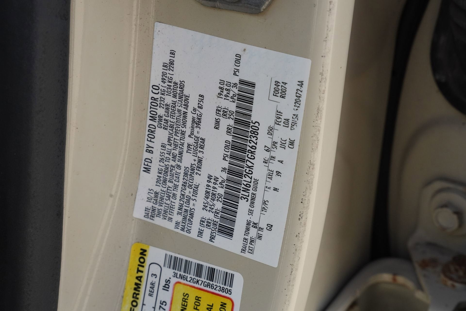 2016 Lincoln MKZ Base