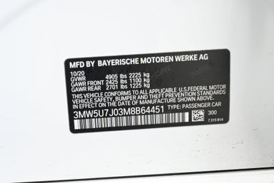 2021 BMW 3 Series M340i
