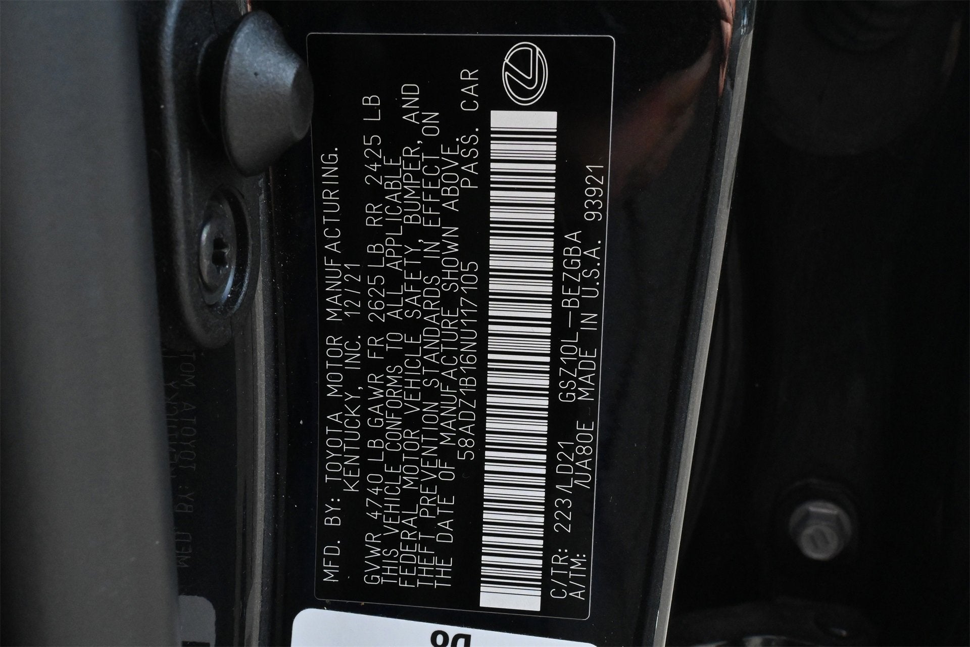 2022 Lexus ES ES 350