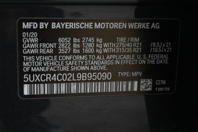 2020 BMW X5 sDrive40i