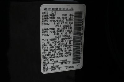 2012 INFINITI FX35 NA