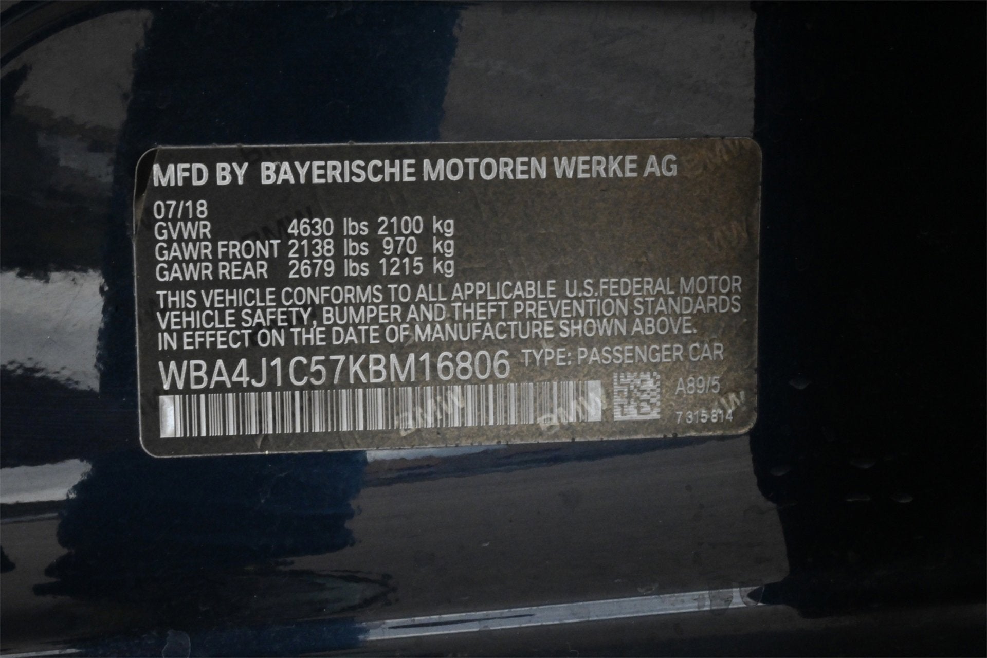 2019 BMW 4 Series 430i