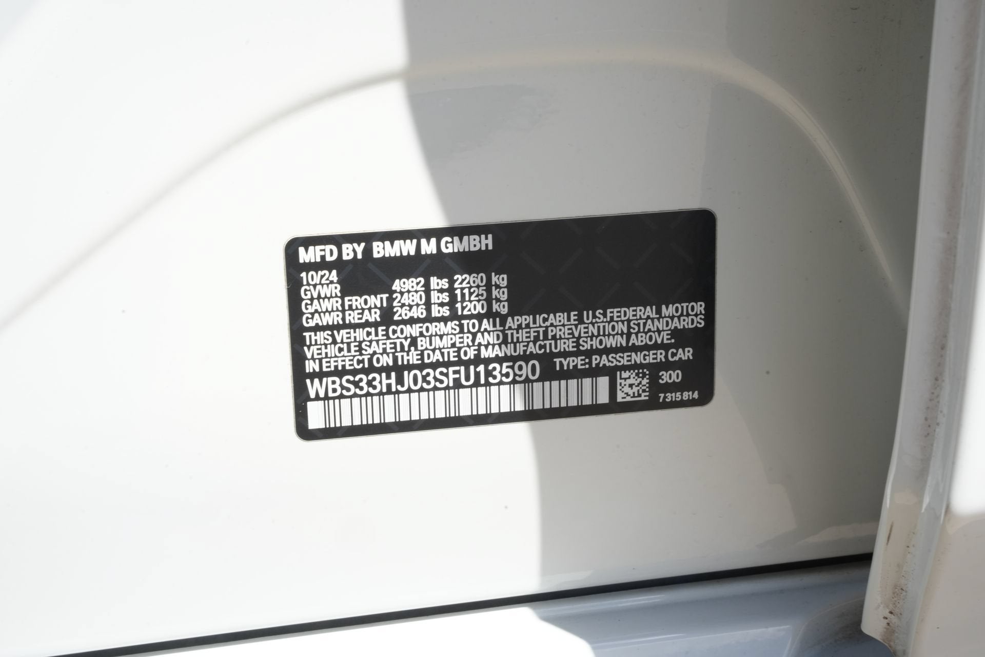 2025 BMW M3 Competition xDrive