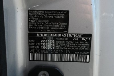 2012 Mercedes-Benz CL-Class CL 550