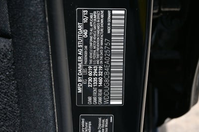 2014 Mercedes-Benz S-Class S 550
