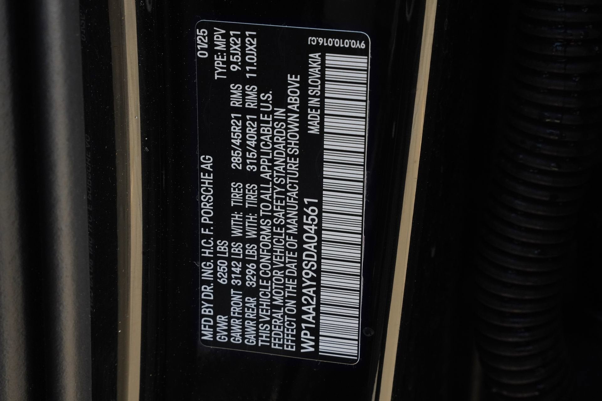 2025 Porsche Cayenne NA