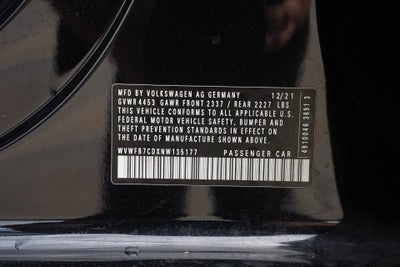 2022 Volkswagen Golf R NA