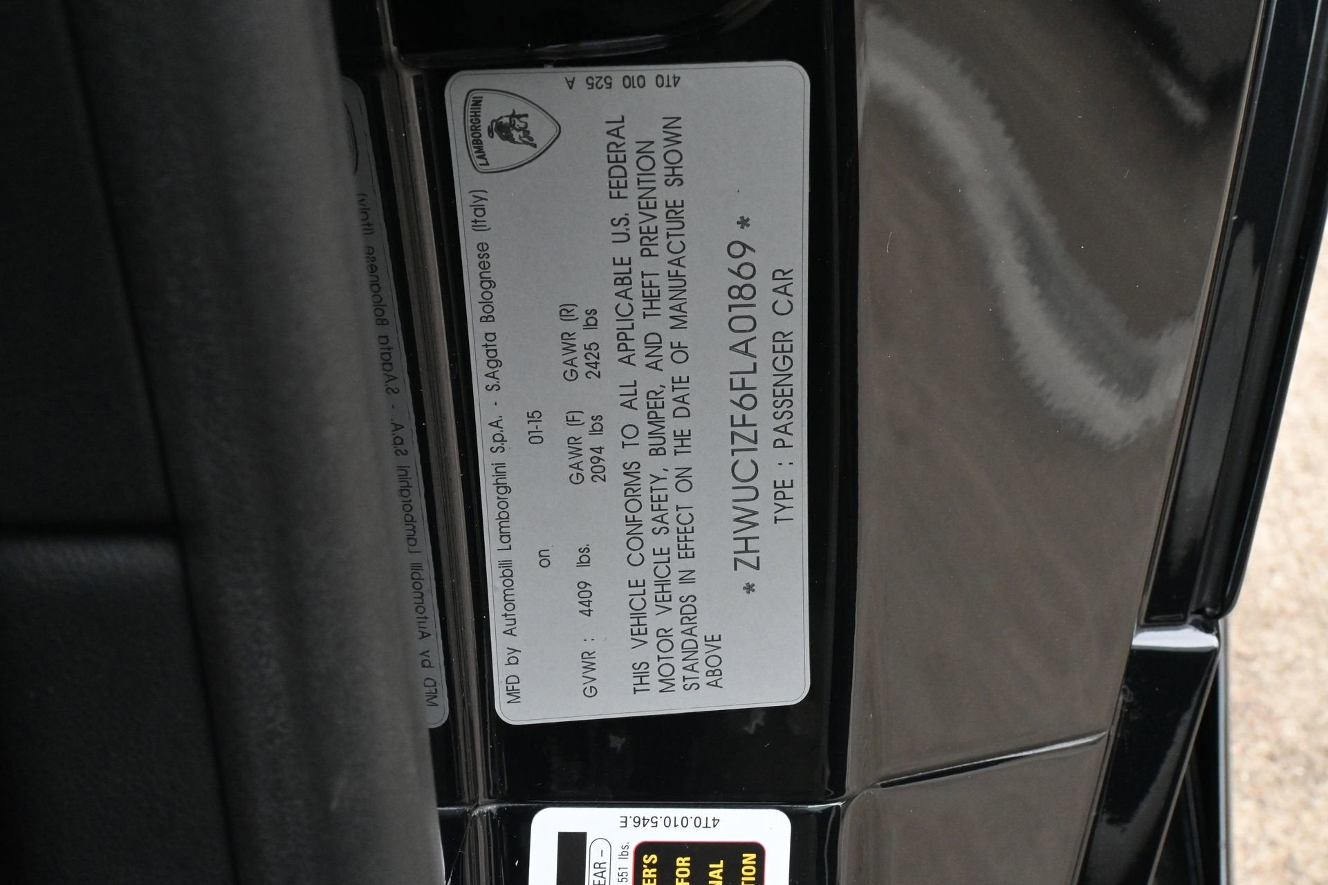 2015 Lamborghini Huracan LP6104