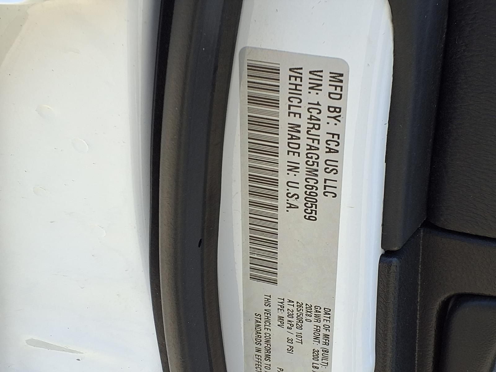 2021 Jeep Grand Cherokee Laredo X 4X4 ALTITUDE PKG