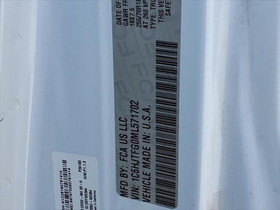 2021 Jeep Gladiator Overland 4X4 POPULAR EQUIP. PKG