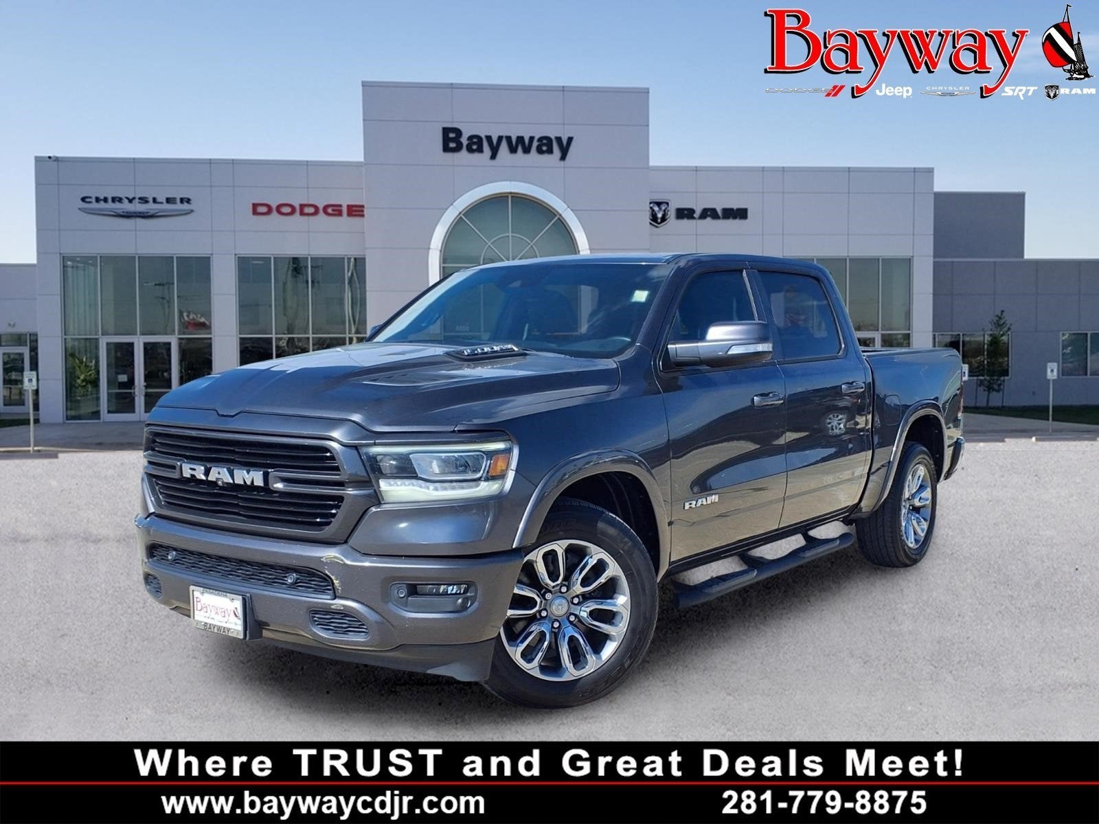 2019 RAM 1500 Laramie SPORT APPEARANCE & ADV. SAFETY PKG