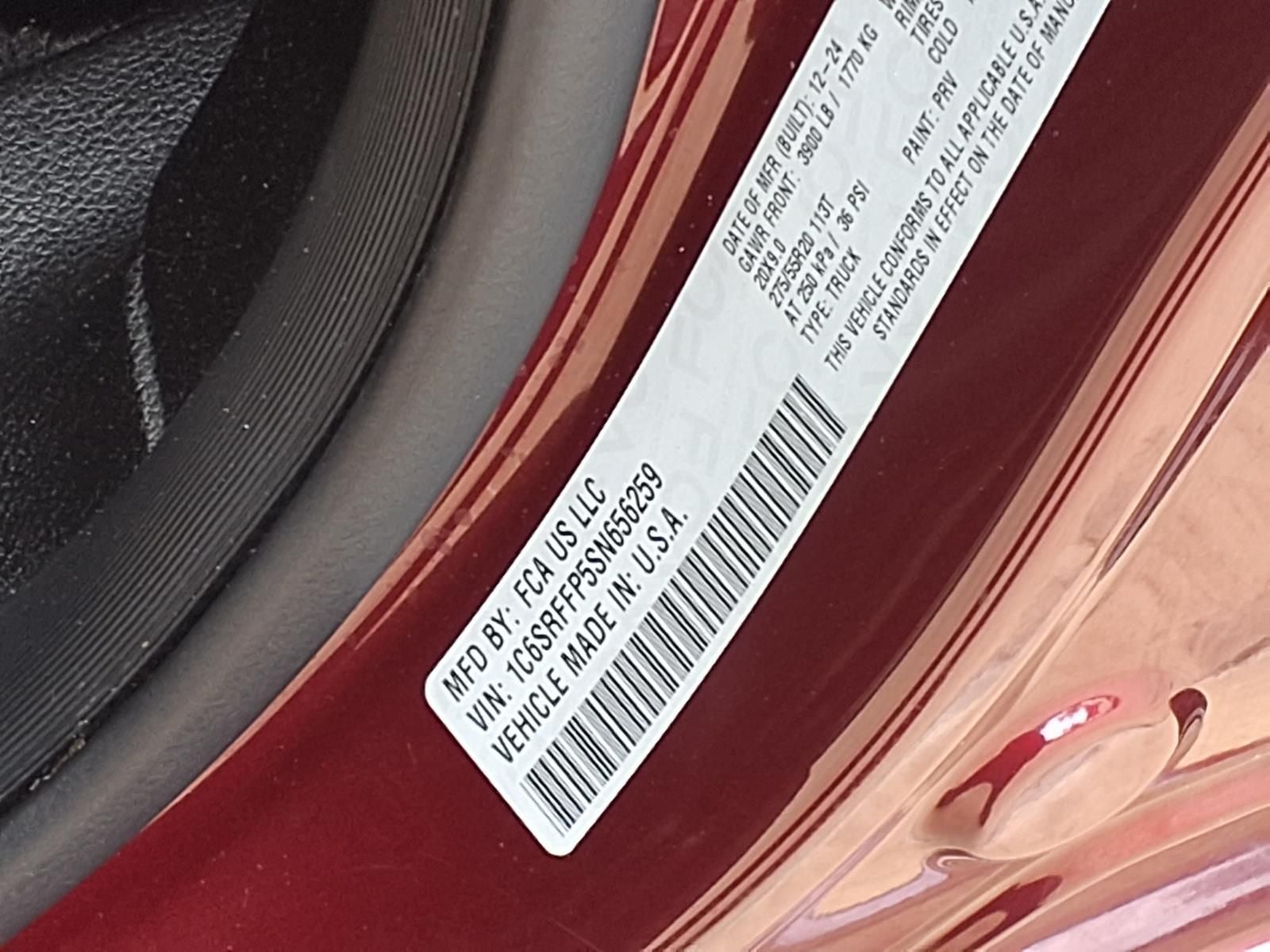 2025 RAM RAM 1500 Big Horn/Lone Star 4X4 SPORT APPEARANCE PKG