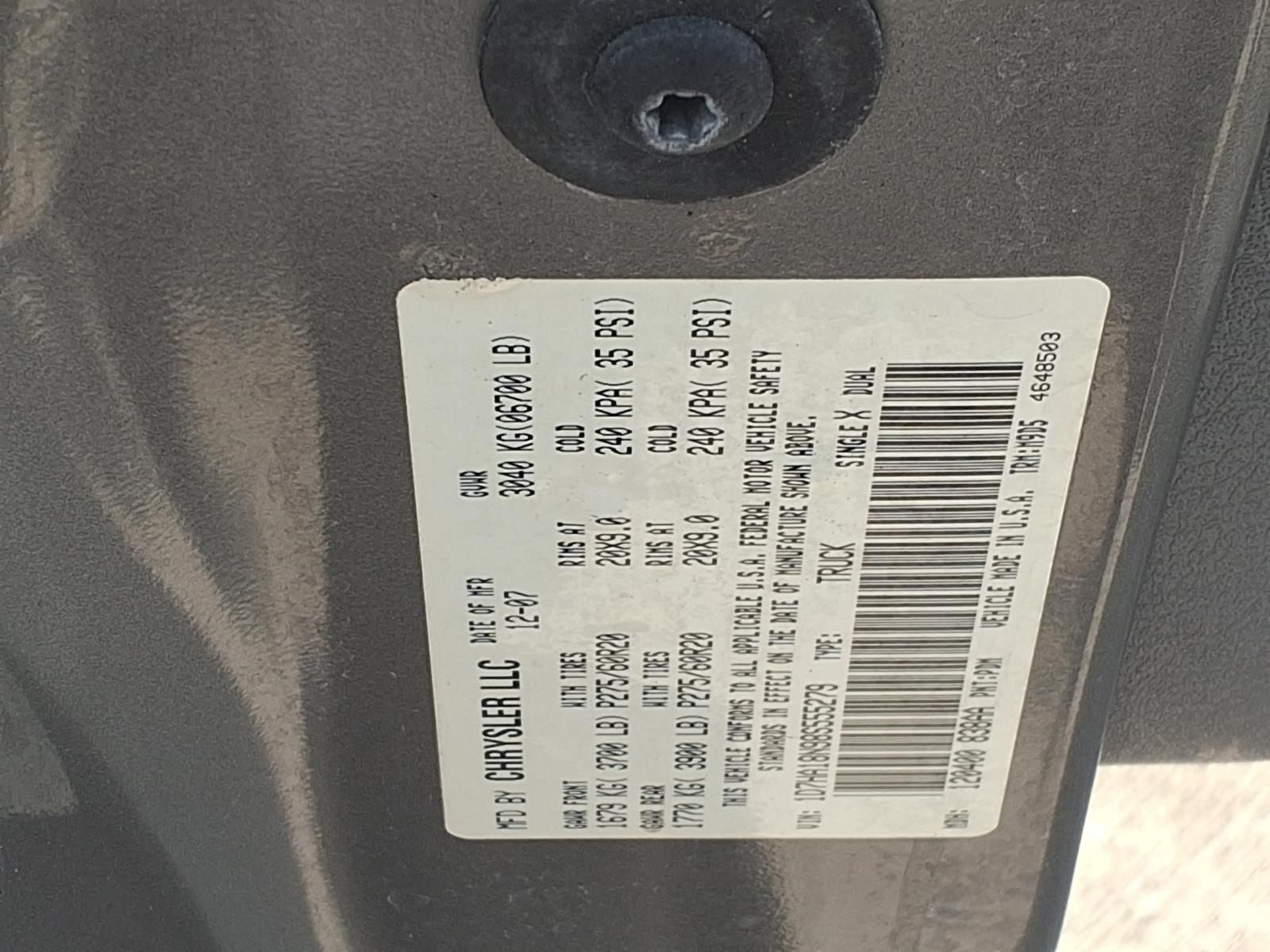 2008 Dodge Ram 1500 SLT SPORT APPEARANCE PKG
