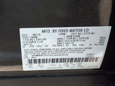 2020 Ford Explorer XLT
