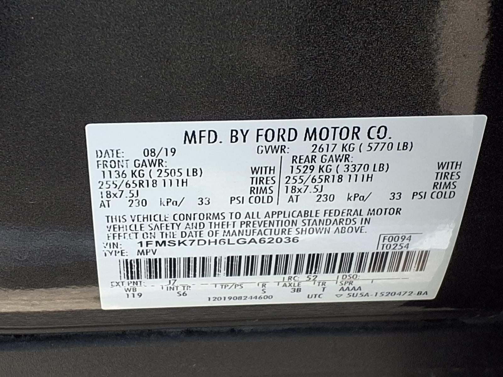 2020 Ford Explorer XLT