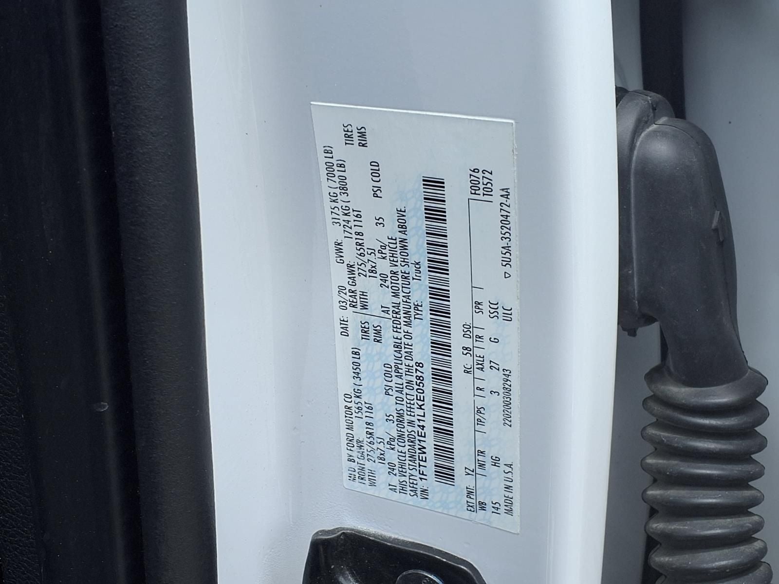 2020 Ford F-150 Lariat 4X4 CHROME PKG