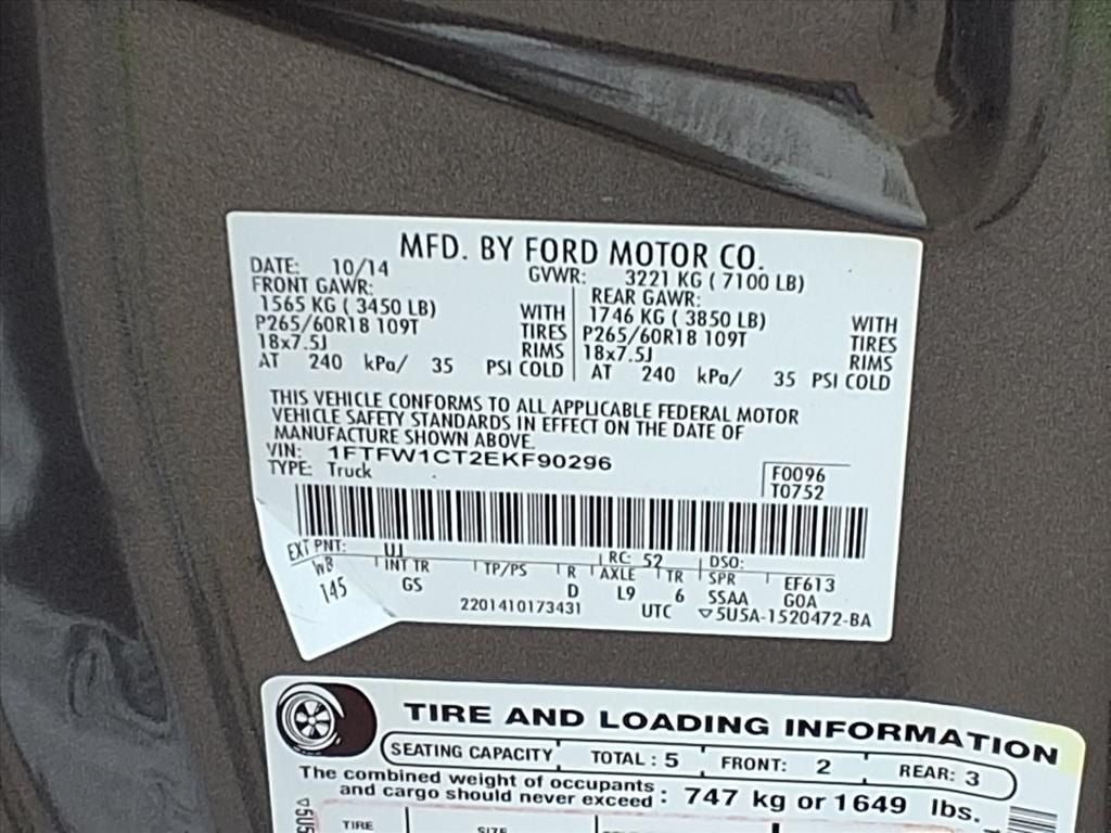 2014 Ford F-150 XLT PLUS & CHROME PKG