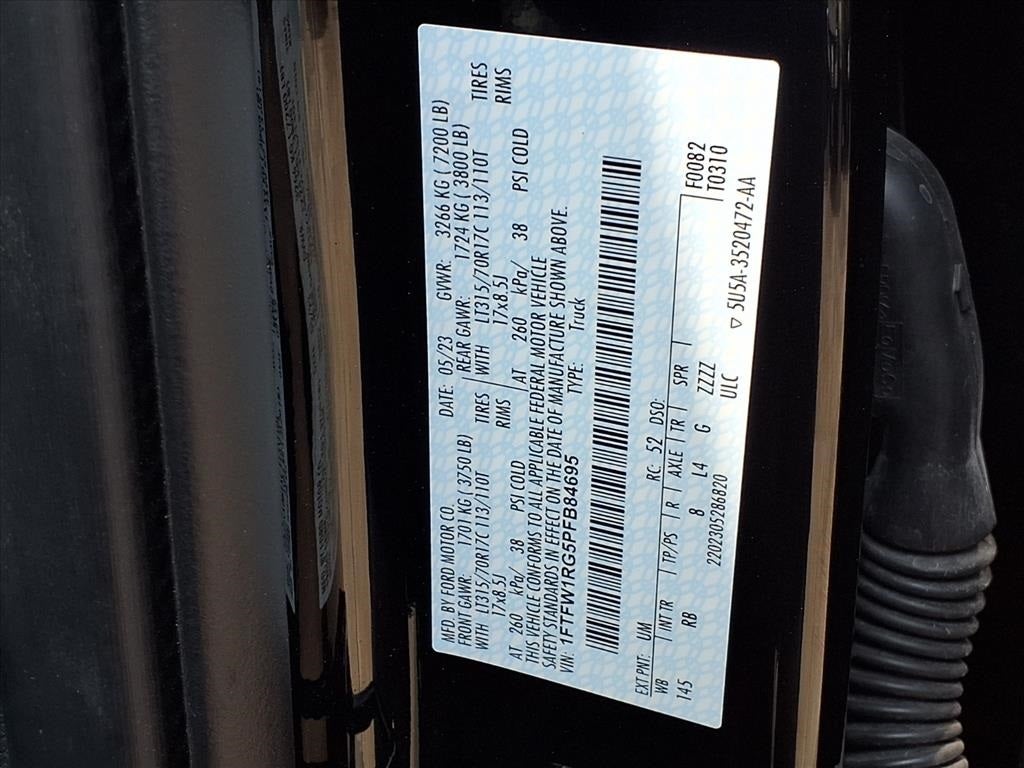 2023 Ford F-150 Raptor 4X4 W/TWIN PANEL MOONROOF