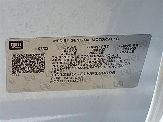 2022 Chevrolet Malibu LS 1LS CONVENIENCE PKG