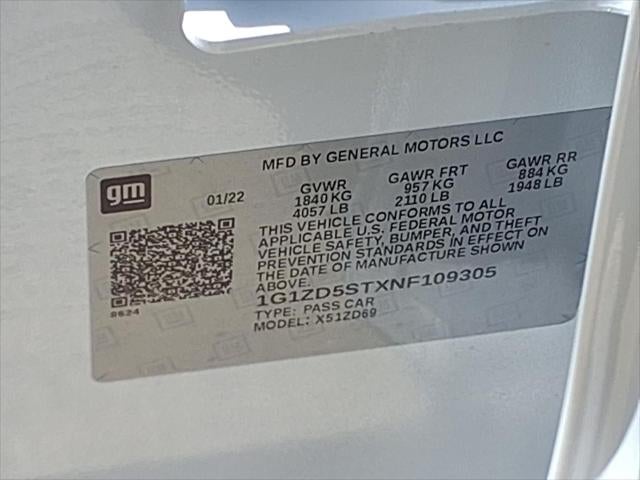 2022 Chevrolet Malibu LT DR. CONFIDENCE I & II
