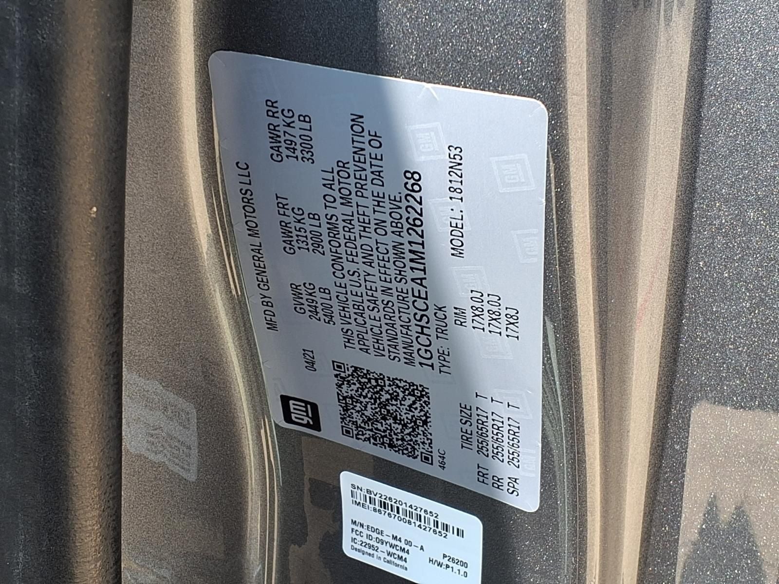 2021 Chevrolet Colorado LT SAFETY PKG