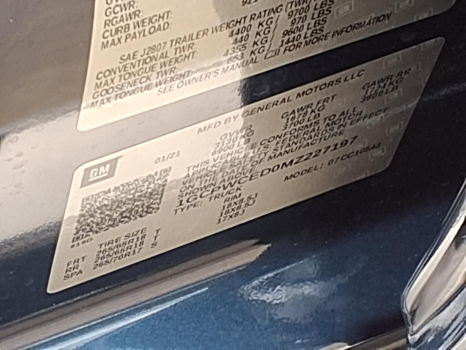 2021 Chevrolet Silverado 1500 LT TEXAS EDITION