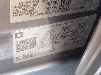 2020 Chevrolet Silverado 1500 LT TEXAS EDITION