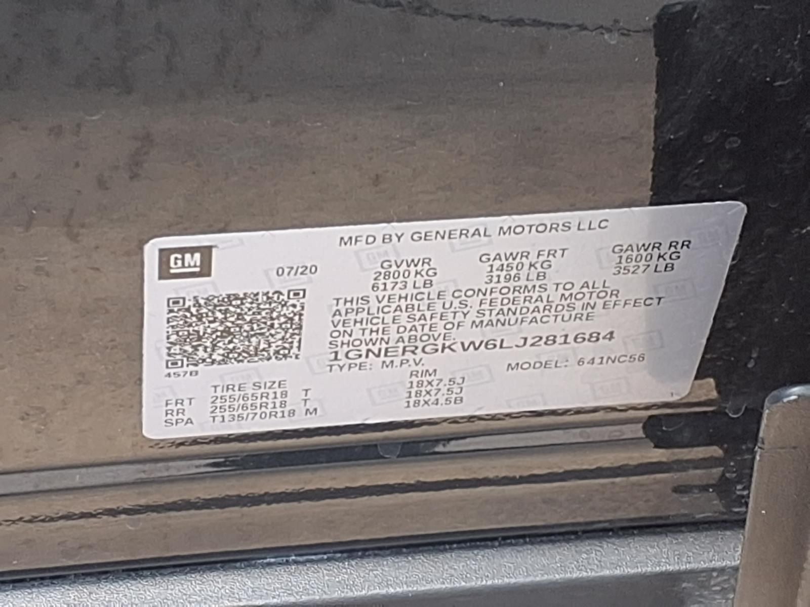 2020 Chevrolet Traverse LT 1LT DR. CONFIDENCE PKG