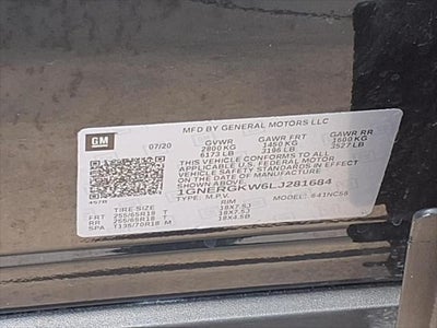 2020 Chevrolet Traverse LT 1LT DR. CONFIDENCE PKG