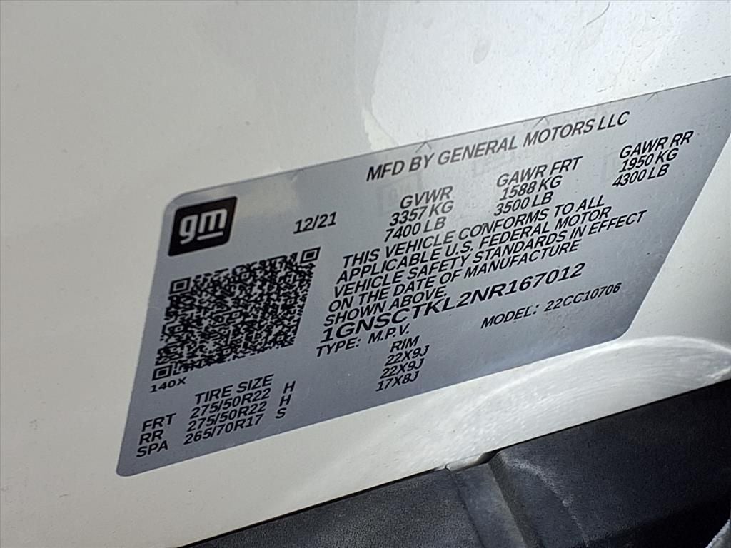 2022 Chevrolet Tahoe High Country DELUXE