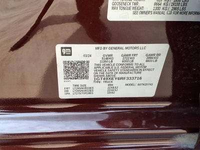 2024 GMC Sierra 2500HD Denali Ultimate 4WD GOOSENECK/5TH WHEEL PKG