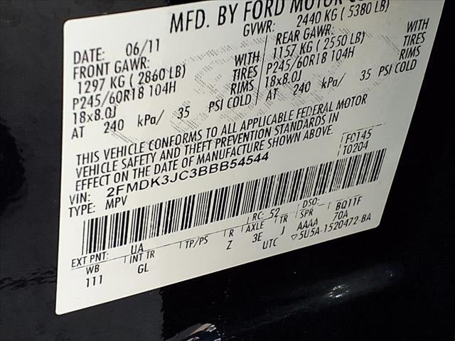 2011 Ford Edge SEL RAPID SPEC