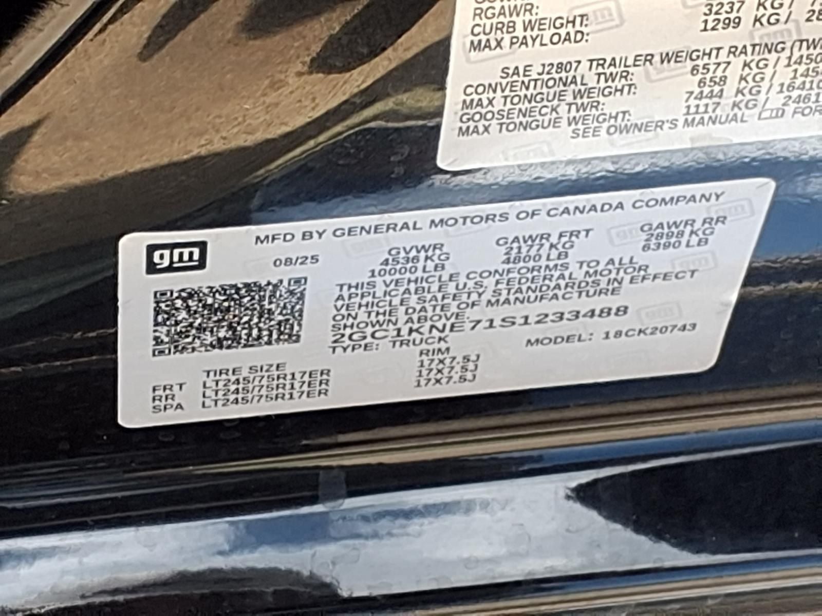 2025 Chevrolet Silverado 2500HD LT 4WD CONVENIENCE PKG