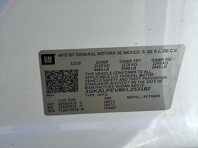 2019 GMC Terrain SLT 4SA